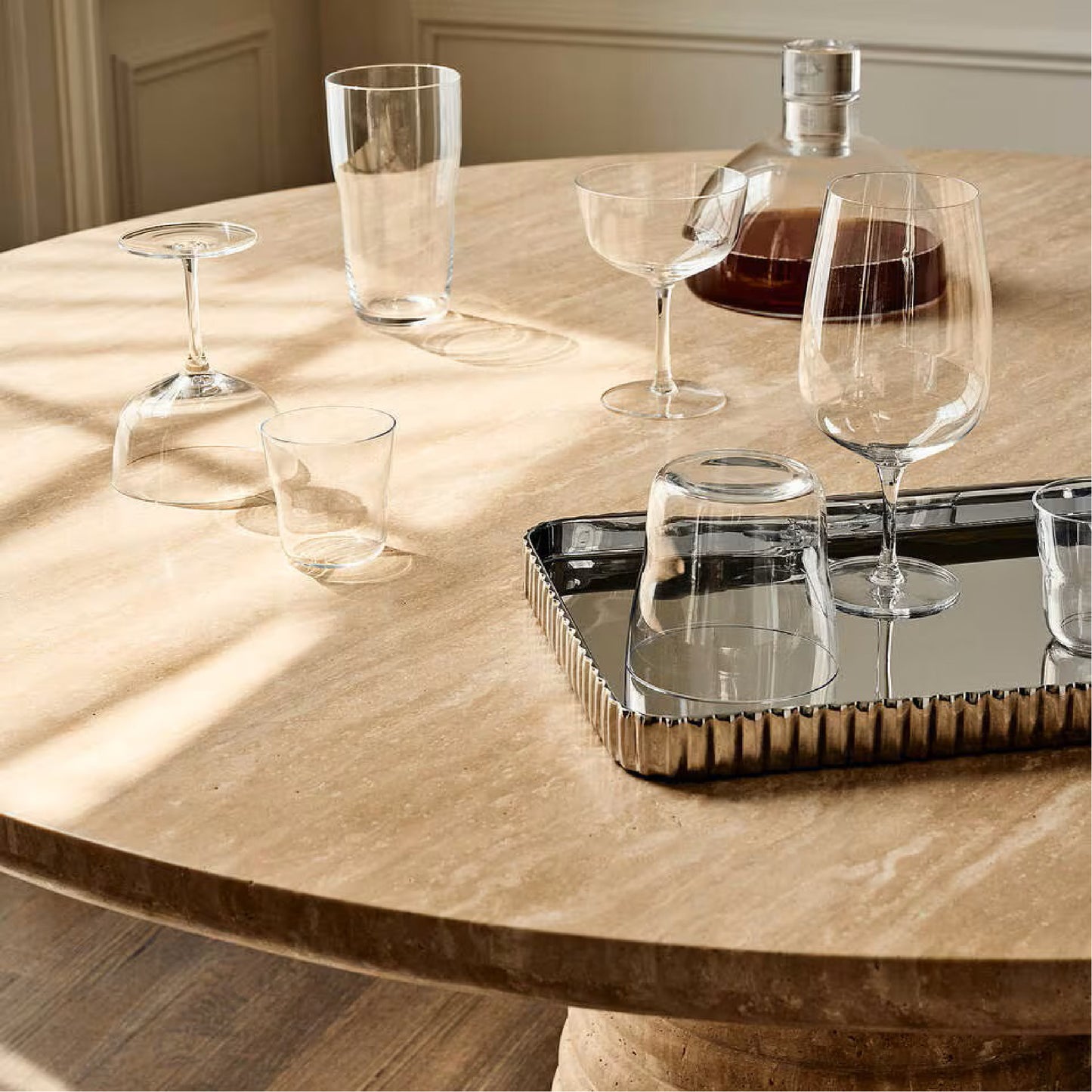 Mono Round Marble Dining Table