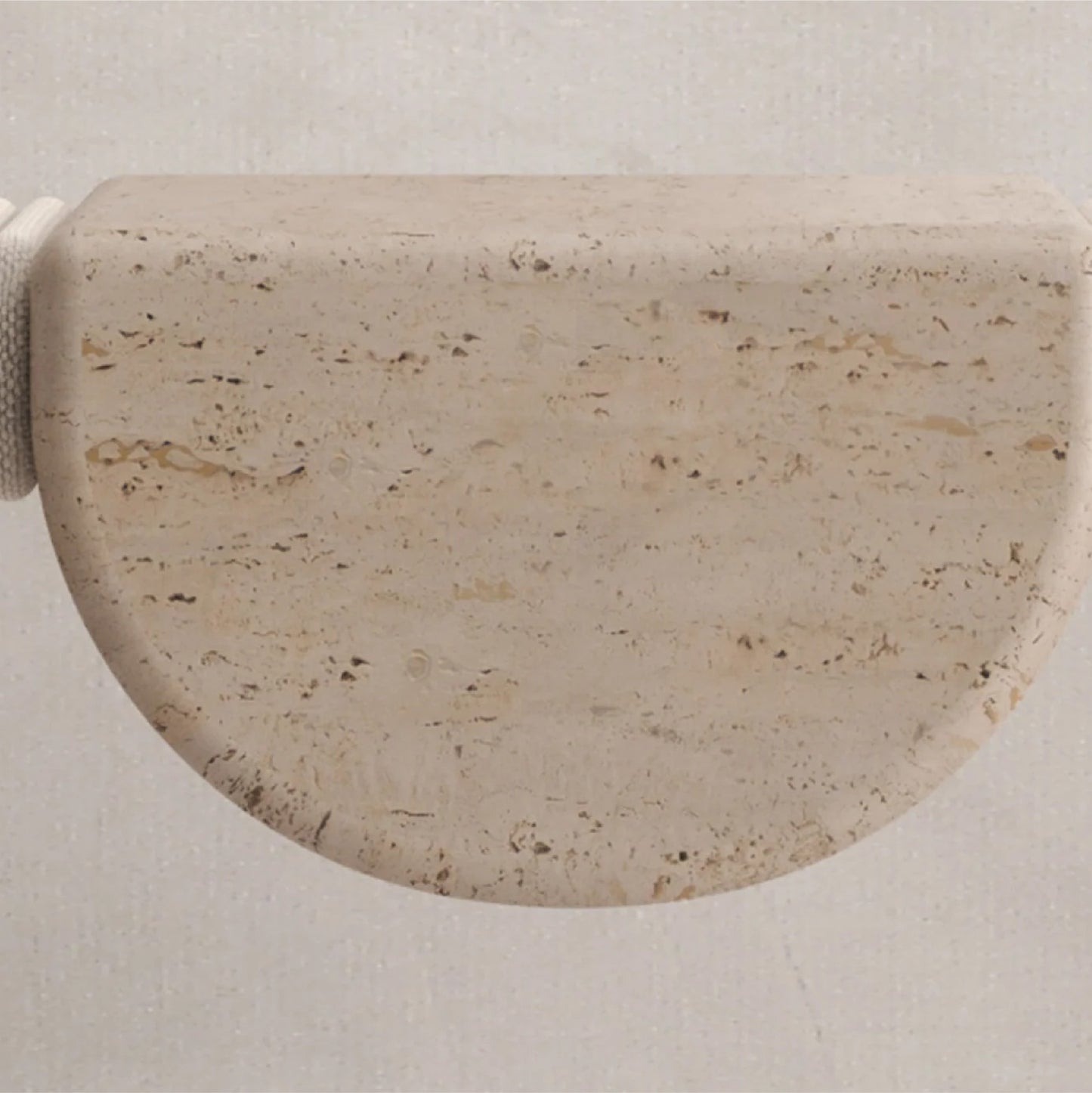 Lelong Natural Travertine Console Table