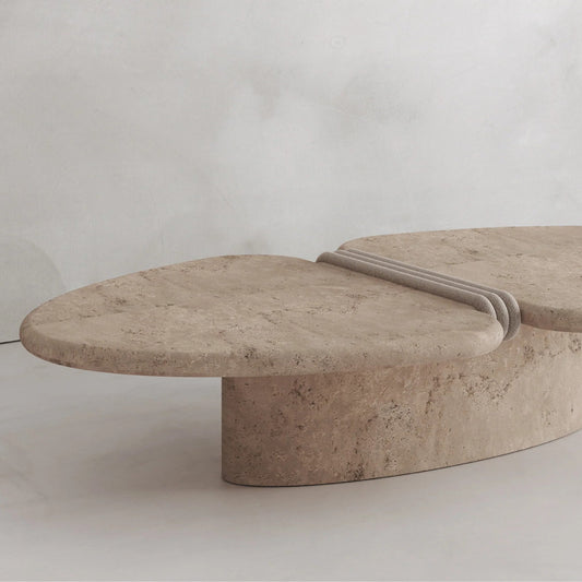 As - Safa Travertine Coffee Table