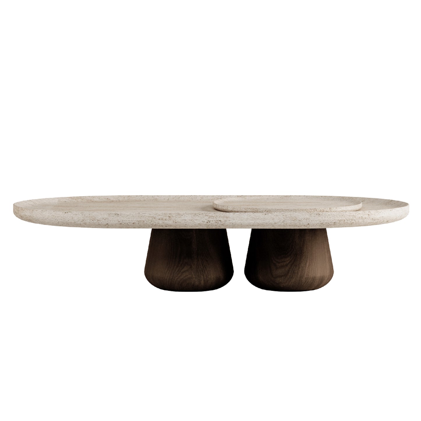 Al Qamar Travertine Marble Coffee Table