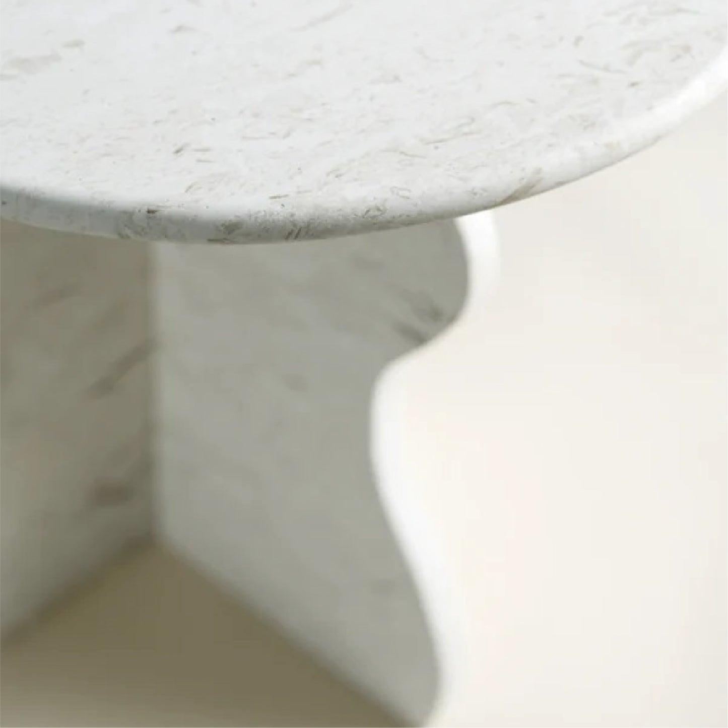 Al - Karim Calacatta White Side Table