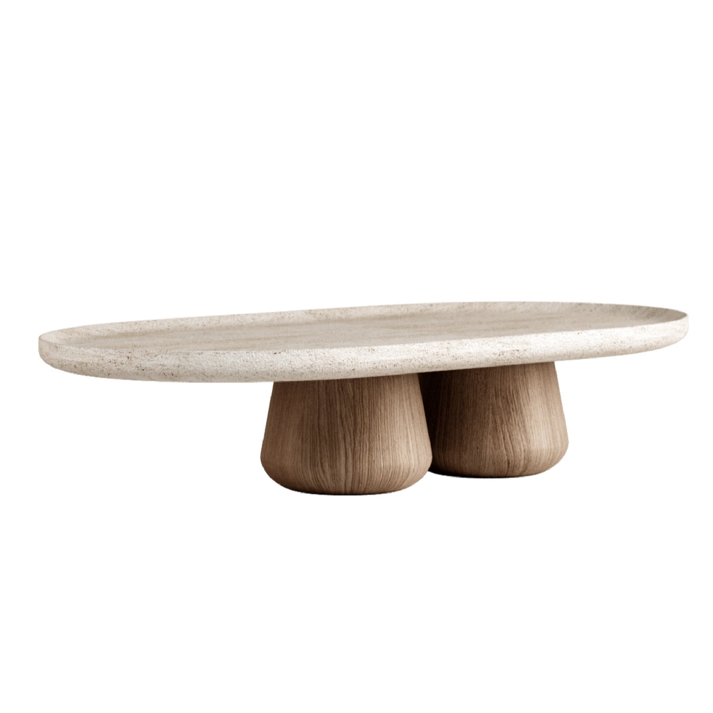 Al Qamar Travertine Marble Coffee Table