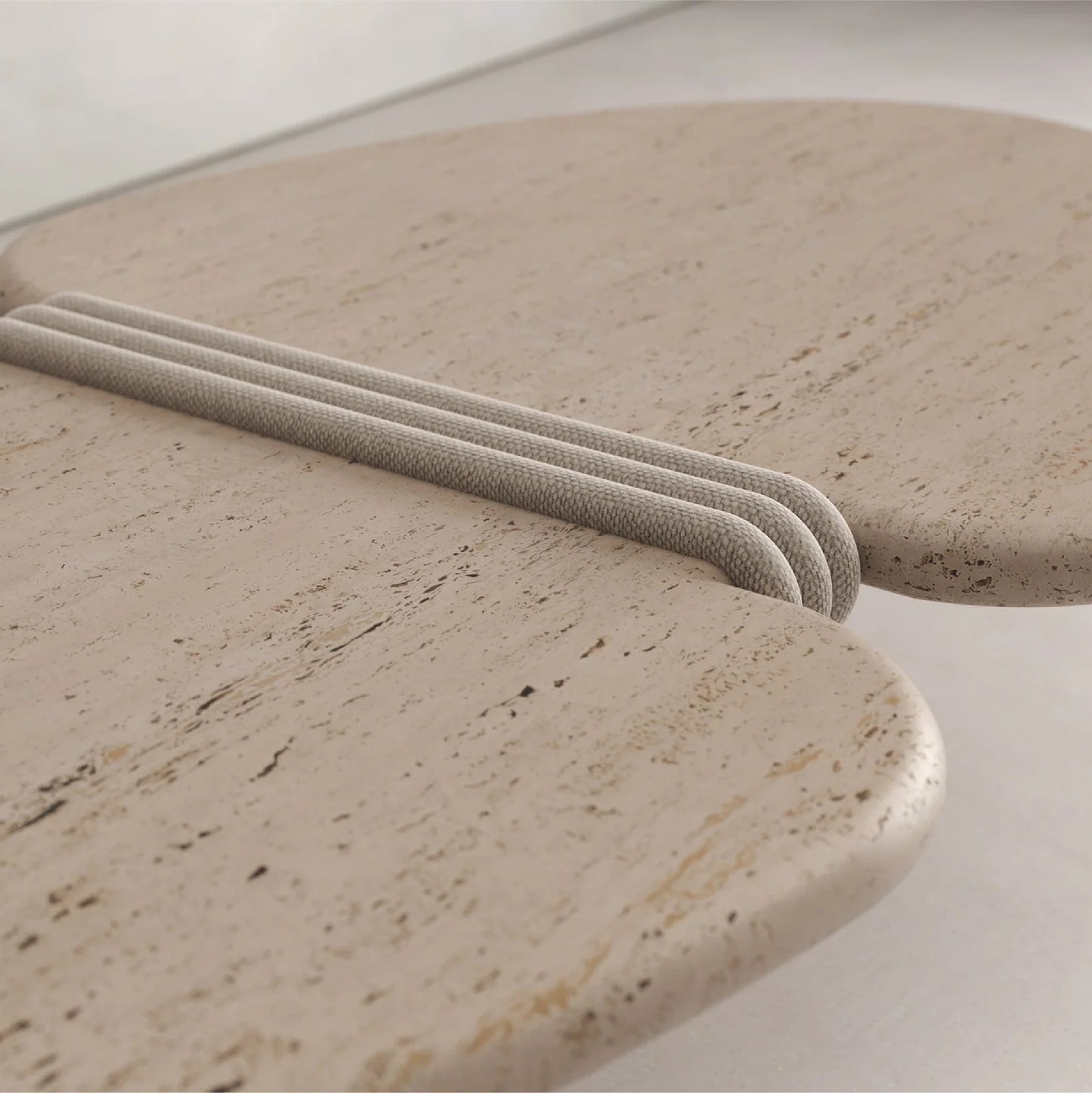 As - Safa Travertine Coffee Table