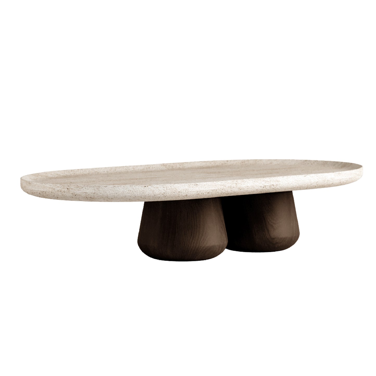 Al Qamar Travertine Marble Coffee Table