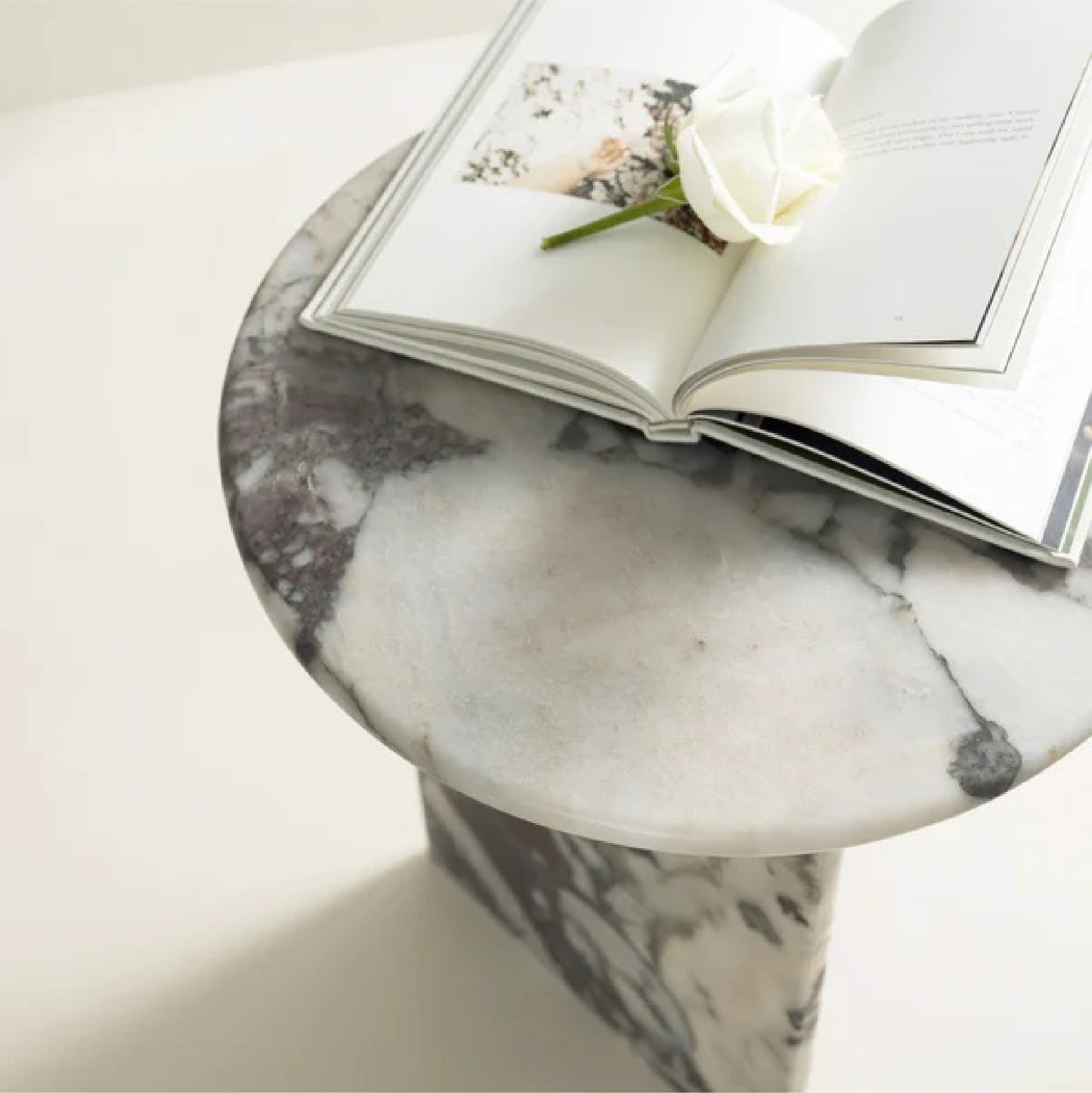 Al - Wahda Marble Side Table