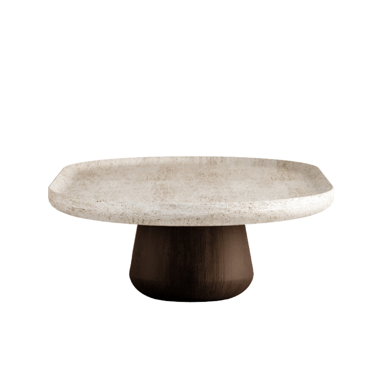 Al Qamar Travertine Marble Coffee Table