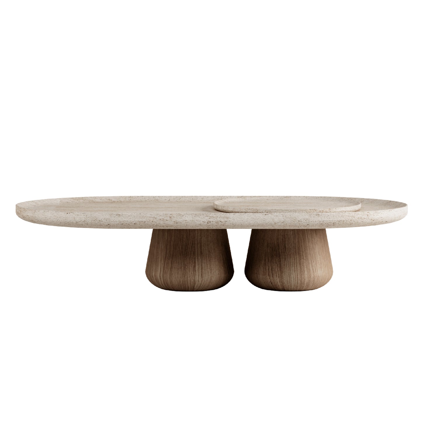 Al Qamar Travertine Marble Coffee Table