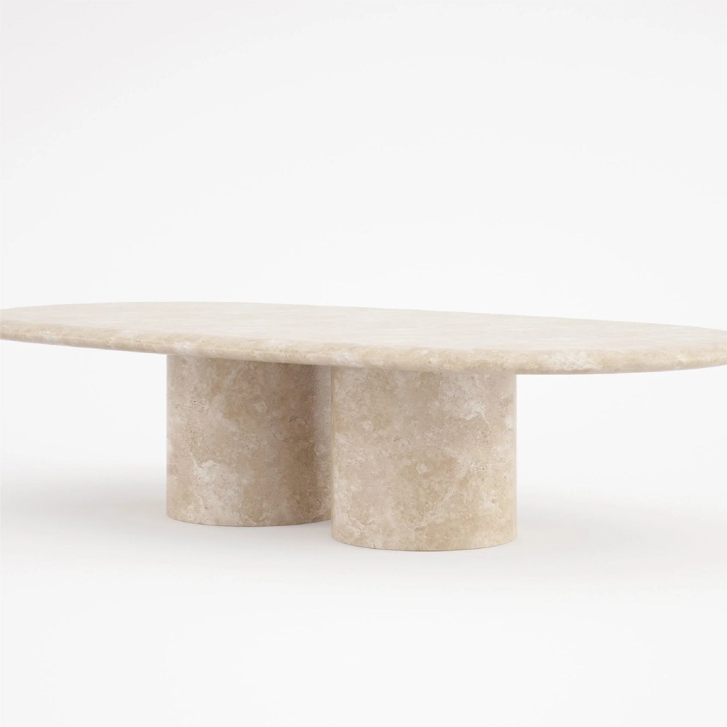 Kanz Travertine Marble Coffee Table