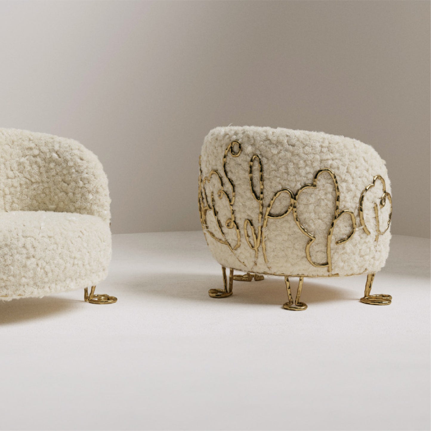 Spica Gold Armchair