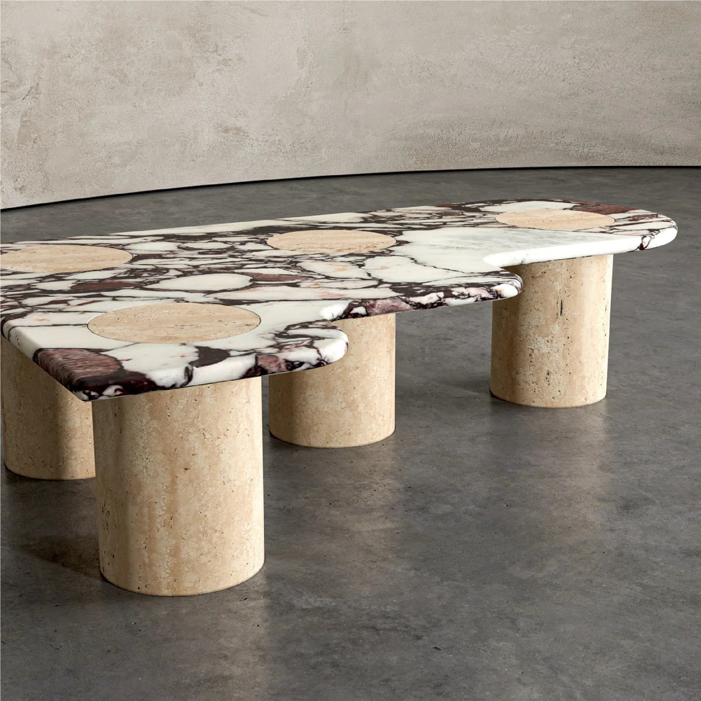 Ufuq Calacatta Viola Marble Coffee Table